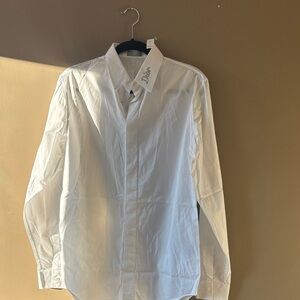 Never worn- Dior Men's Crisp White Dress Shirt